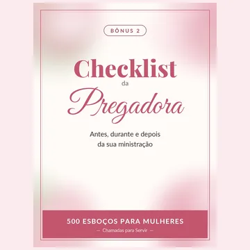 Checklist da Pregadora