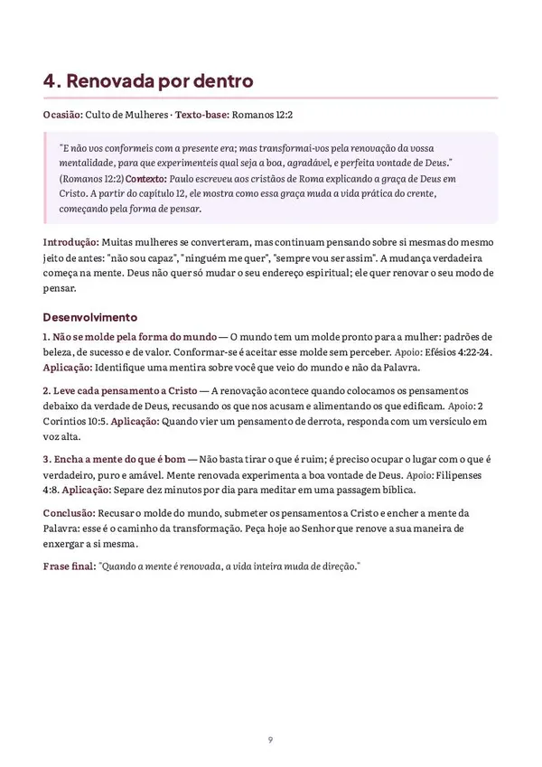 Página do material: introdução e contexto do esboço