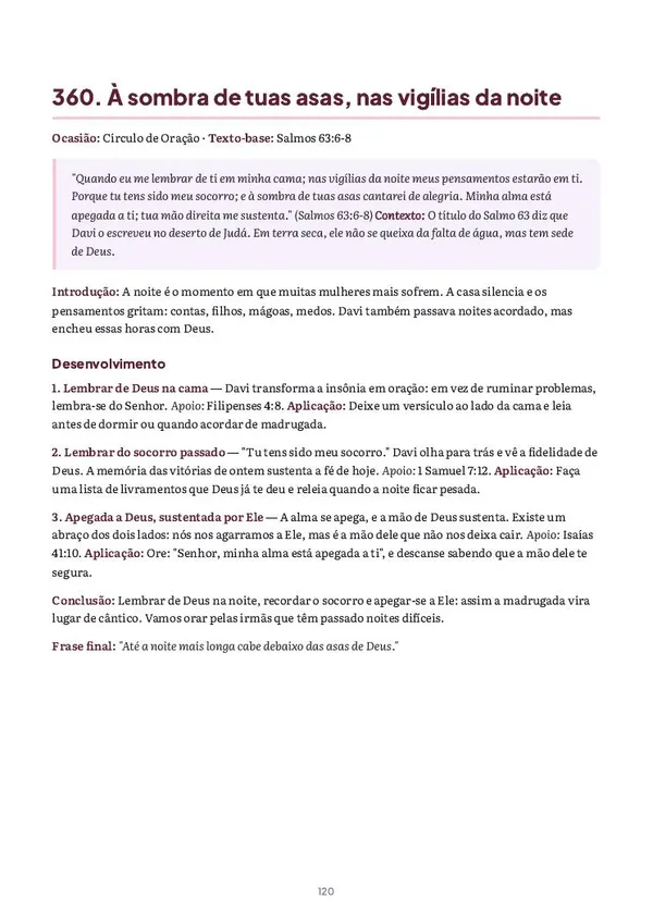 Página do material: conclusão e frase final